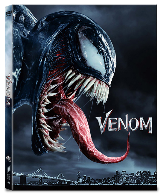[Blu-ray] 베놈 렌티큘러(3Disc: 4K UHD+2D+보너스디스크) 오링케이스 스틸북 한정판(Weetcollcection Collection No.07)