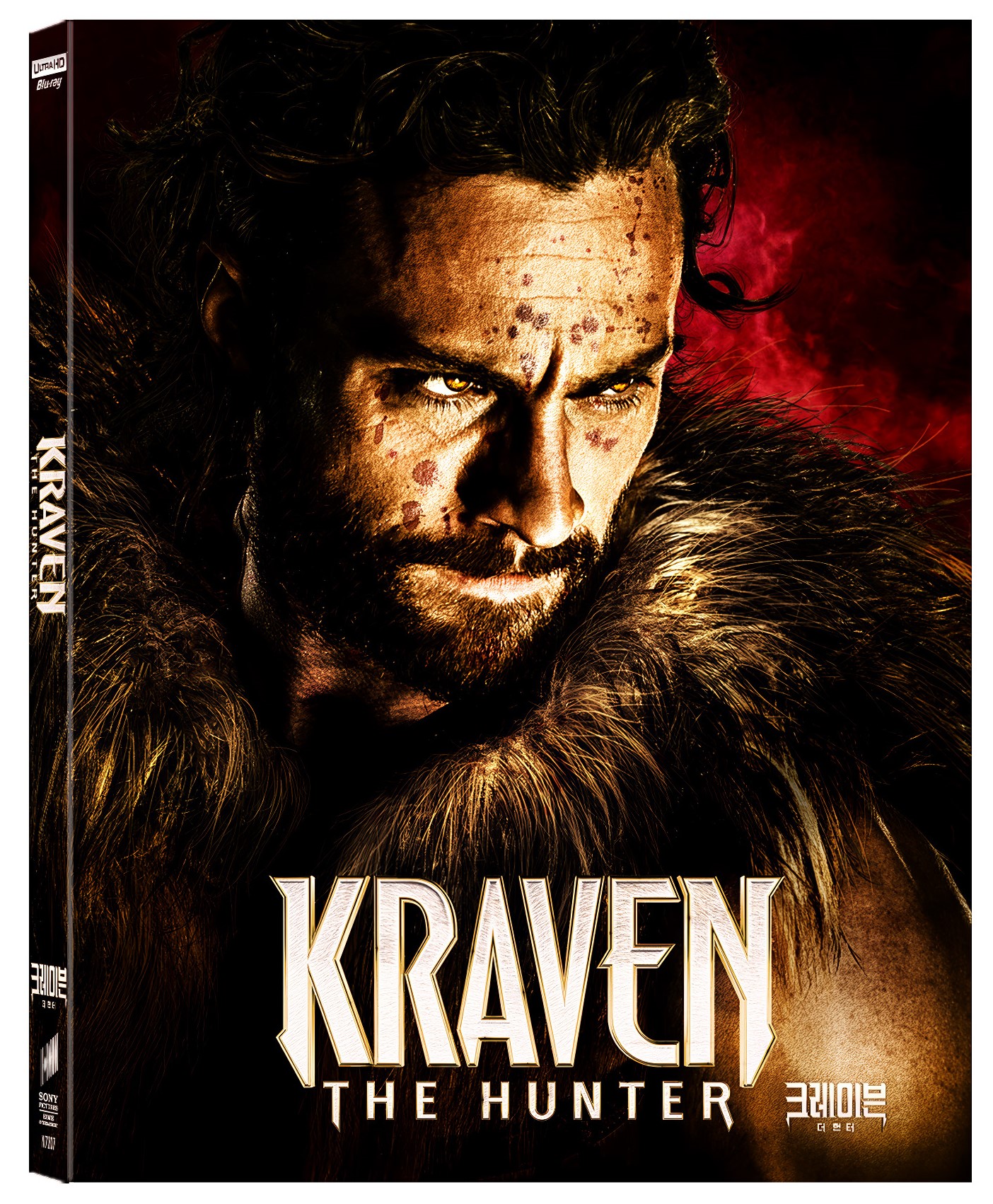 [Blu-ray] 크레이븐 더 헌터 풀슬립 4K(2Disc: 4K UHD + BD) 스틸북 한정판