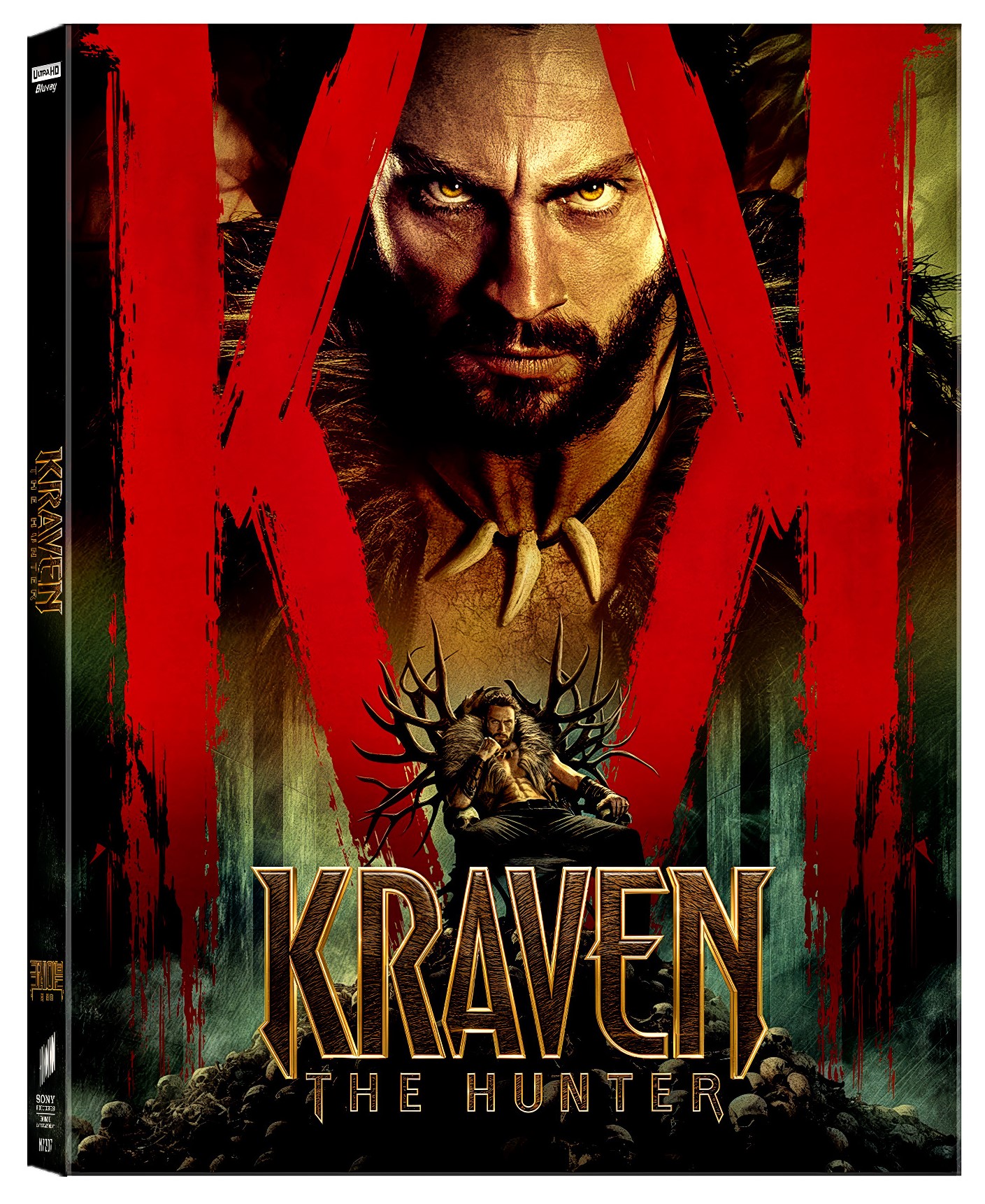 [Blu-ray] 크레이븐 더 헌터 렌티큘러 오링케이스 4K(2Disc: 4K UHD + BD) 스틸북 한정판